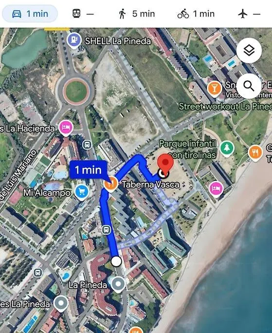 Apartamento Acogedor En Primera Linea De Playa La Pineda Apartment